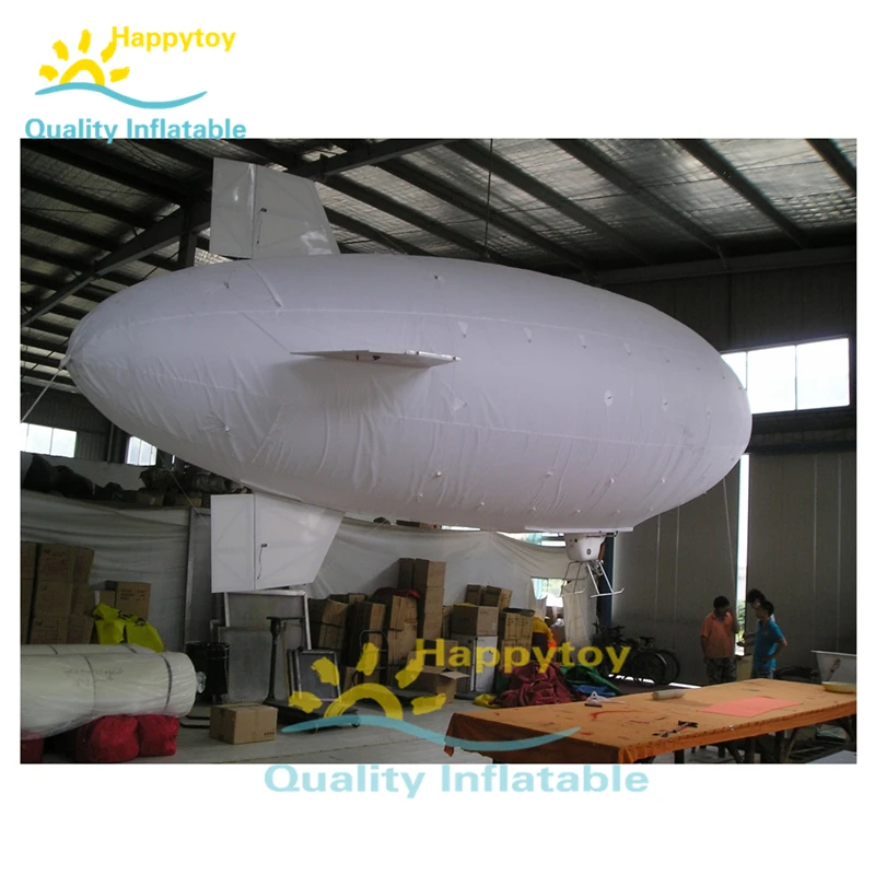 Outdoor Inflatable Advertising Blimp Led Lighting Inflatable Airship For Promotion