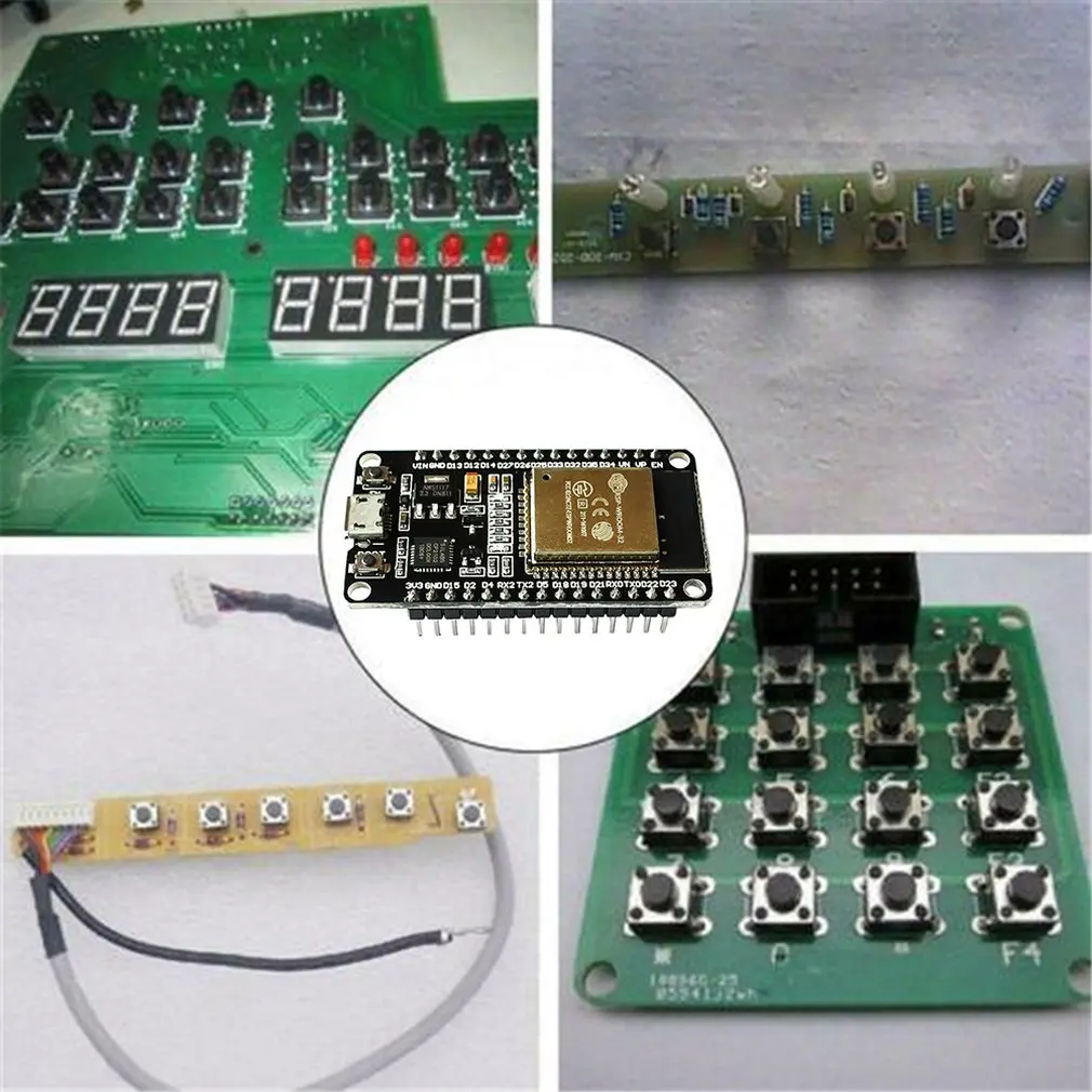 

ESP32 Development Board Wireless WiFi +Bluetooth-compatible Dual Core CP2102 Filters Module 2.4GHz RF ESP32 High Quality