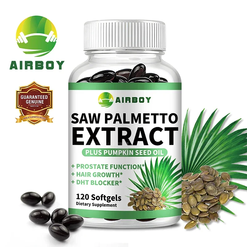 Saw Palmetto - Male Prostate and Reproductive Health, Reducing Baldness and Hair Thinning