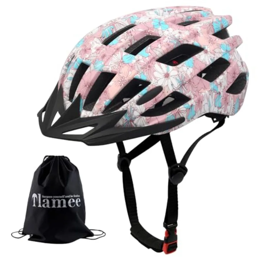 Capacetes de bicicleta adultos leves e ajustáveis para homens e mulheres, ideais para recursos de segurança de ciclismo de estrada e montanha, rosto destacável