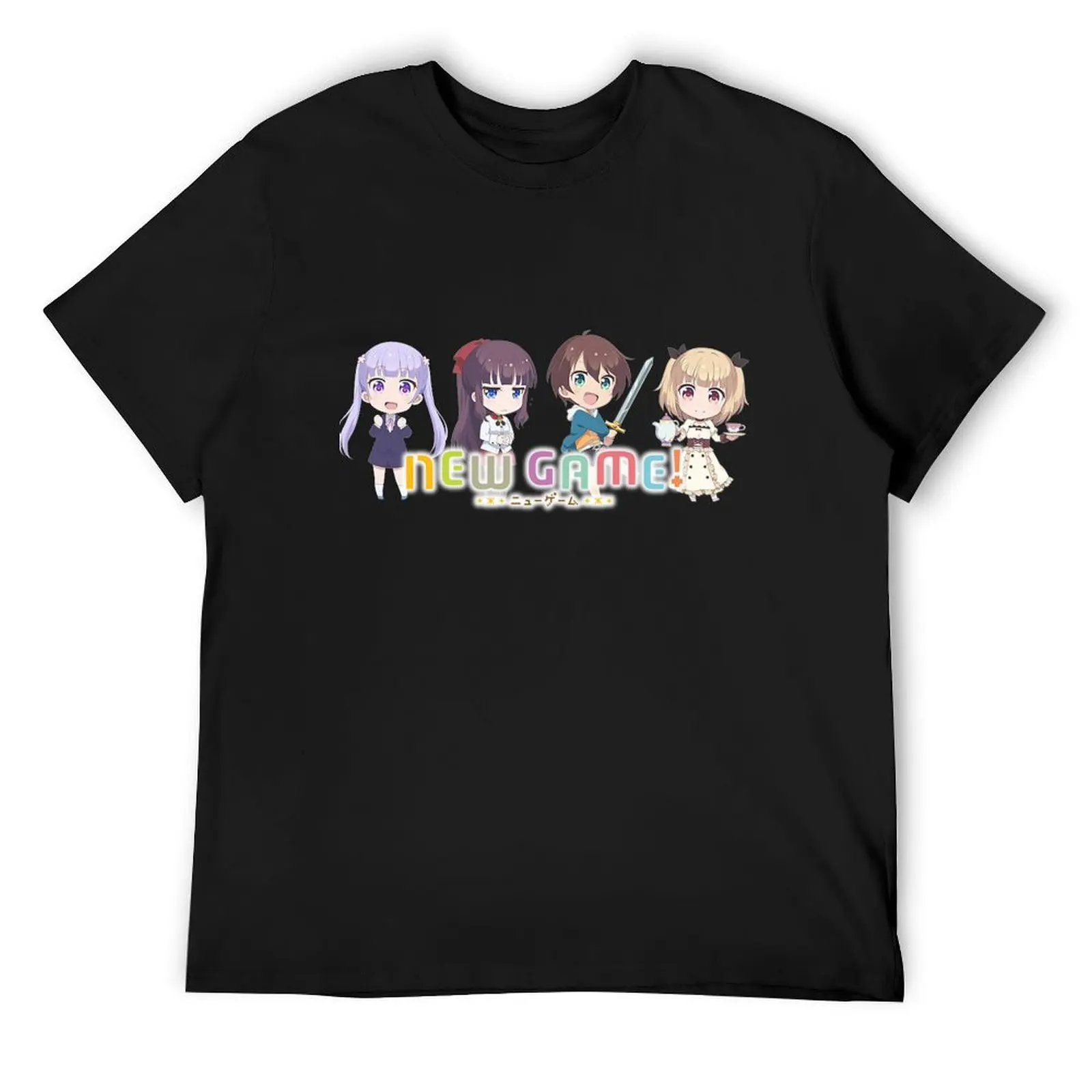 New Game! ニューゲーム T-Shirt graphic t shirt vintage cute clothes sublime quick drying men clothing