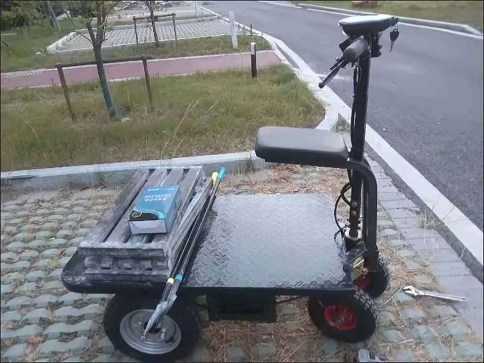 

Сильная мощность и сильная жизнь батареи может управлять плоским транспортером, электрической плоской транспортной рабочей платформой.