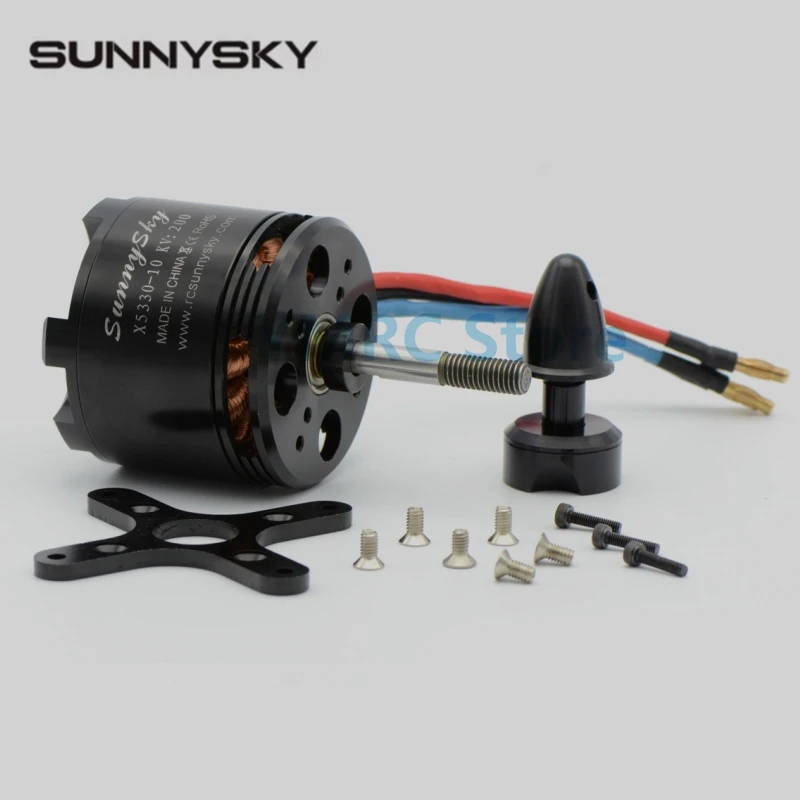 SunnySky X5330 (6360) KV200/KV235 8-10S Brushless Motors for RC Drone 75-85inch Fixed Wing Airplanes Helicopter