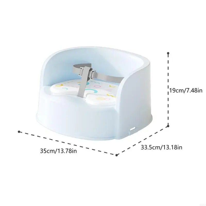 H55B مقعد أطفال آمن الارتفاع قابل للتعديل لتناول الطعام وتعلم PP خفيف الوزن #6