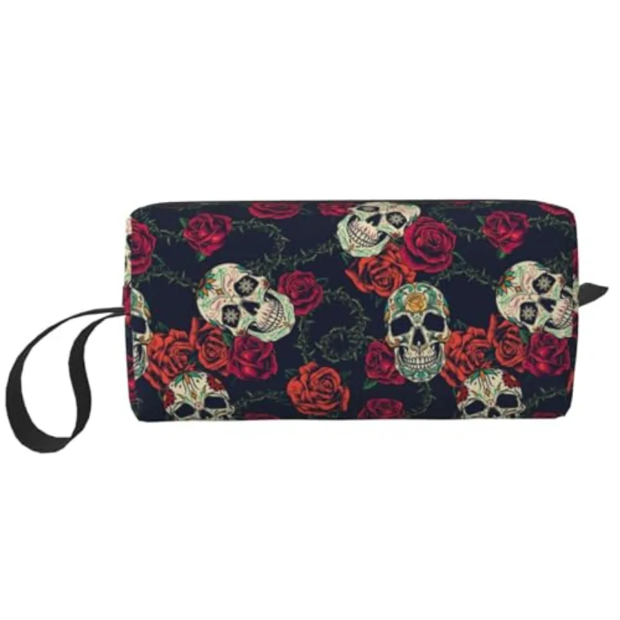 Makeup Bag Organizer Small Cosmetic Bags Portable Travel Toiletry Bag With Handle Simple Accessories Storage Zipper Pouch For W