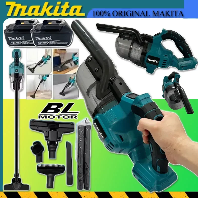 

Беспроводной пылесос Makita для пола и ковров, ручной, для уборки шерсти животных, 18В, аккумуляторный