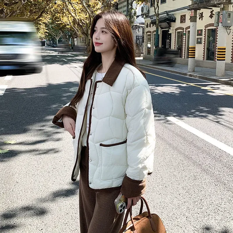 

Padded Quilted Jackets Short Cotton Coats for Women Fashion 2025 Parkas Woman Offers Discount Warm Winter on Sale 2024 Elegant