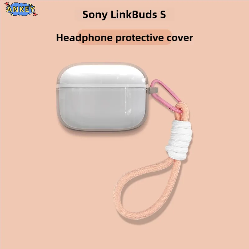 Clear Case for Sony LinkBuds S TPU Protective Transparent Covers WF-LS900N Bluetooth Earphone Headphone Portable Shell