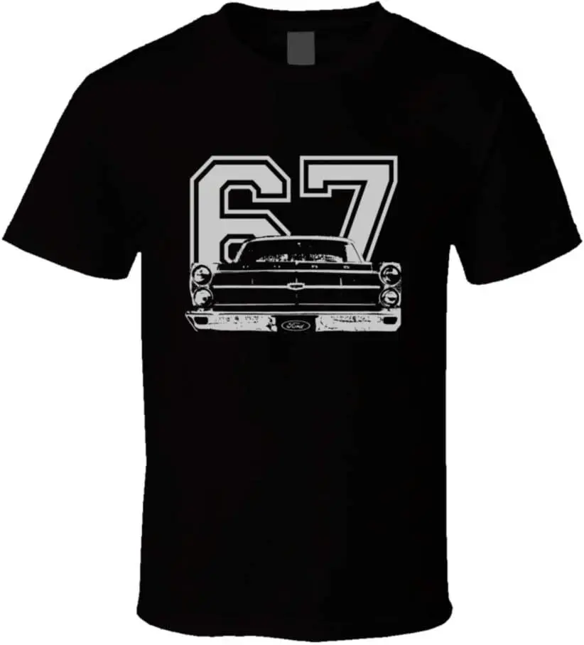 

ł na 1967 г., вид на гриль Fairlane Faded Look z nową czarną koszulką