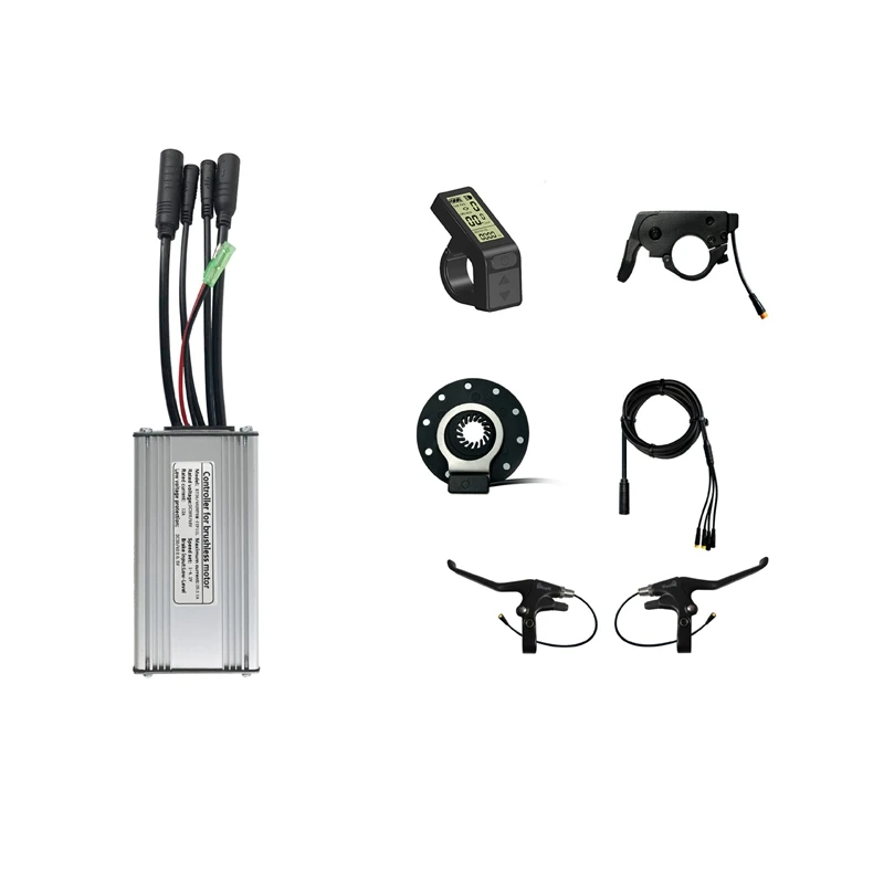 

1Set Electric Bicycle Electric Scooter Kit LCD4 Display Sine Wave Controller 36/48V 750W