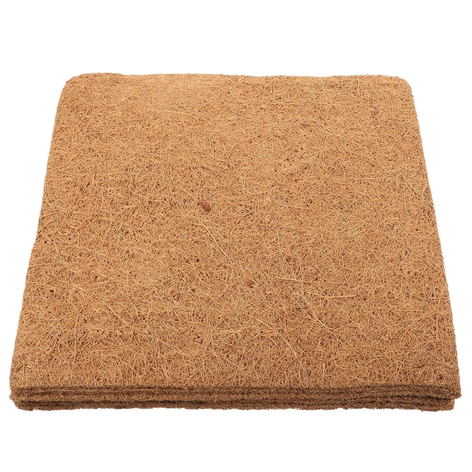 

6 Pcs Coconut Fiber Pad Nesting Breeding Reptile Poultry Chicken Eggs Mats Natural Safe Pet Chickens Reptiles Egg Breeding Pad