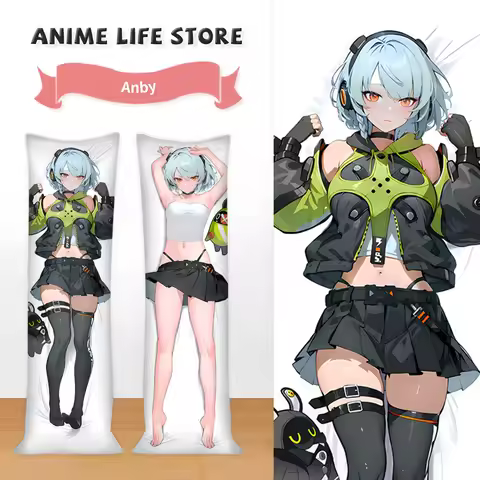 Cartoon Character Anby Body Pillowcase Dakimakura Cover Hugging Body Cosplay Props Otaku Anime Bedding Pillow Cushion Covers