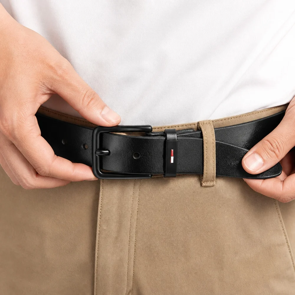 Black Coffee Light Coffee Pin Buckle Belt Mens Adjustable Casual Jeans Trousers Business Travel Everyday Fashion Waist Accessory