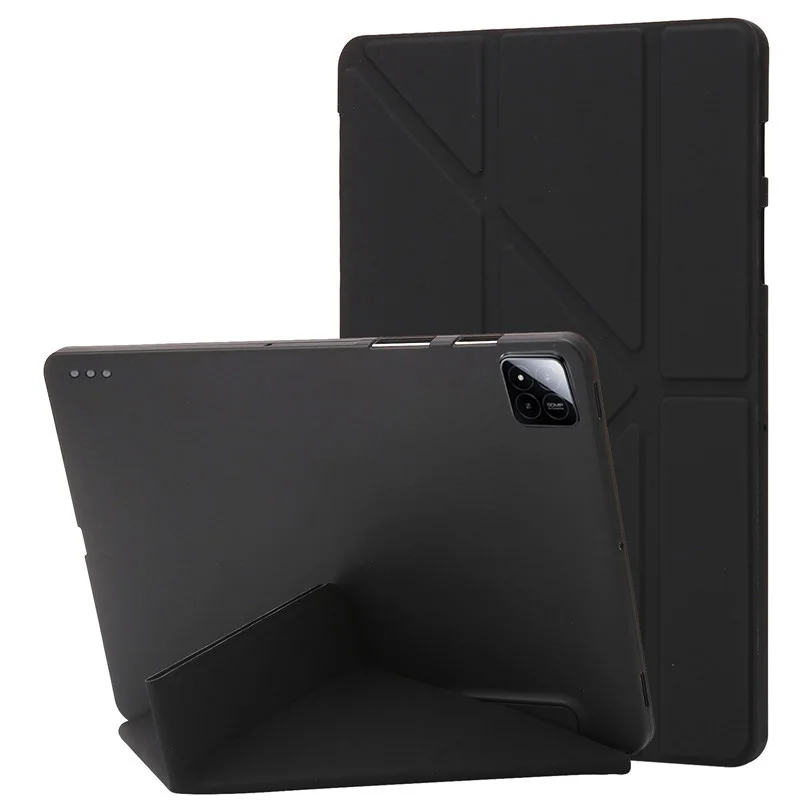 NONE Funda Für Xiaomi Pad 7 Fall 11,2 "Smart Folio Weiche TPU Zurück Stehen Abdeckung Für Coque Xiaomi Pad 7 pro MiPad 7 Tablet Fall 11,2 zoll 10