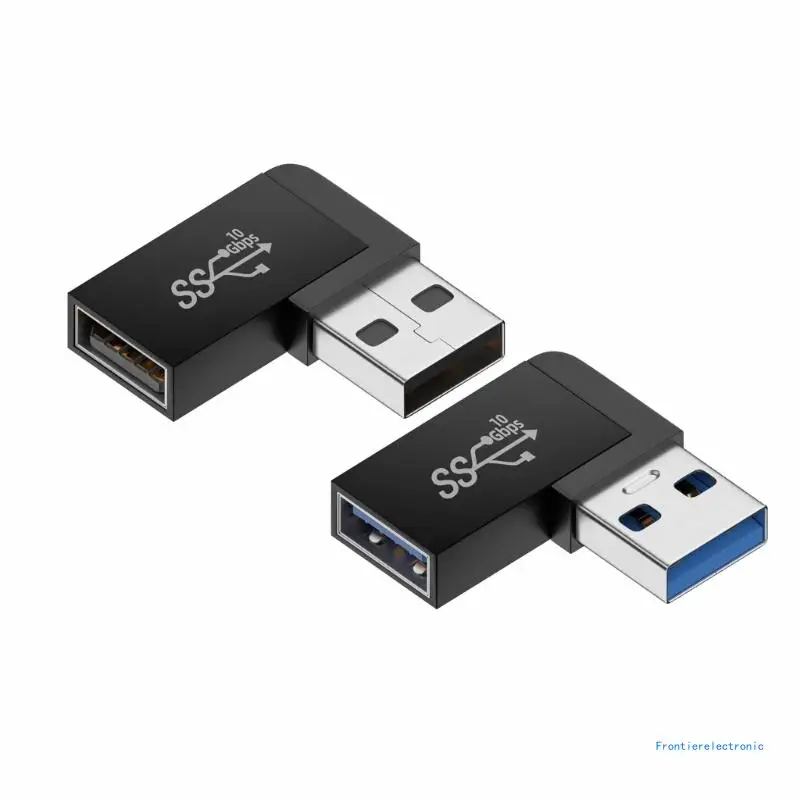 USB Male to Female 90 Degree Extension Adapter USB Upward DropShipping