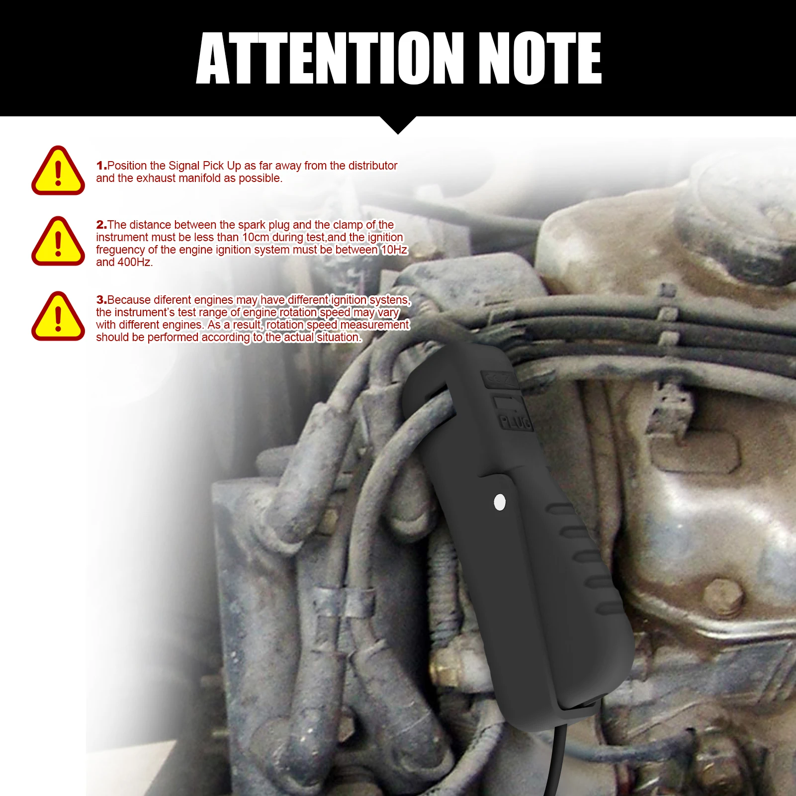 HoldPeak HP-705A Adapter odbioru sygnału używany przez miernik samochodowy lub multimetr oscylograficzny Opcjonalne akcesoria z samochodem — zdjęcie 5