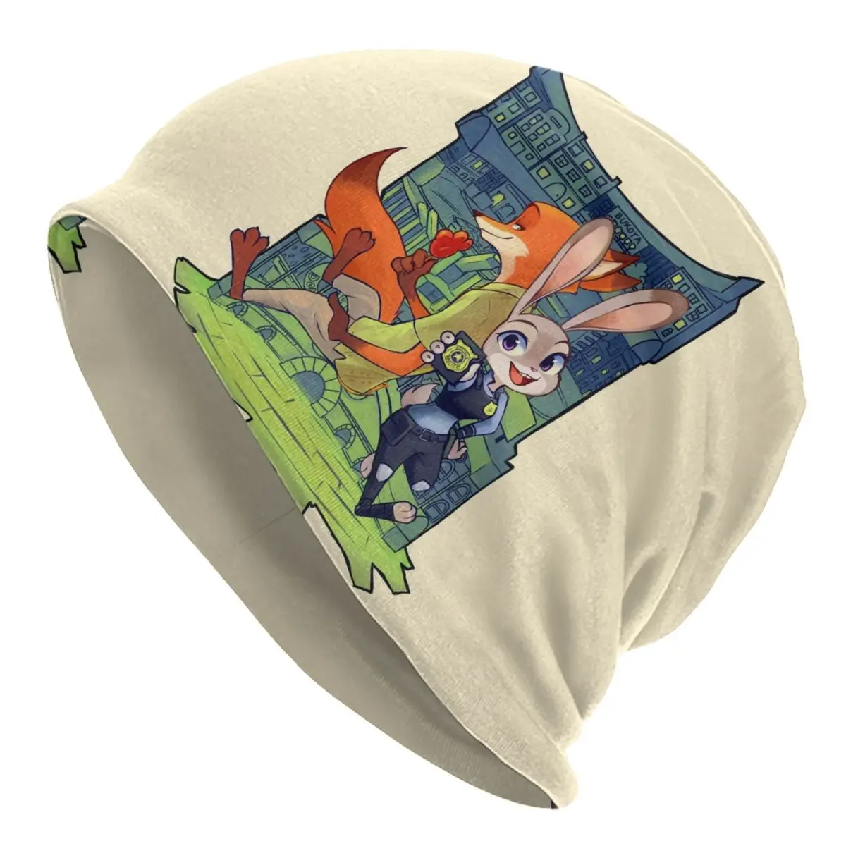 

Custom Zootopia Movie Bonnet Hat Knitted Hats Men Women Hip Hop Unisex Adult Winter Warm Beanies Cap
