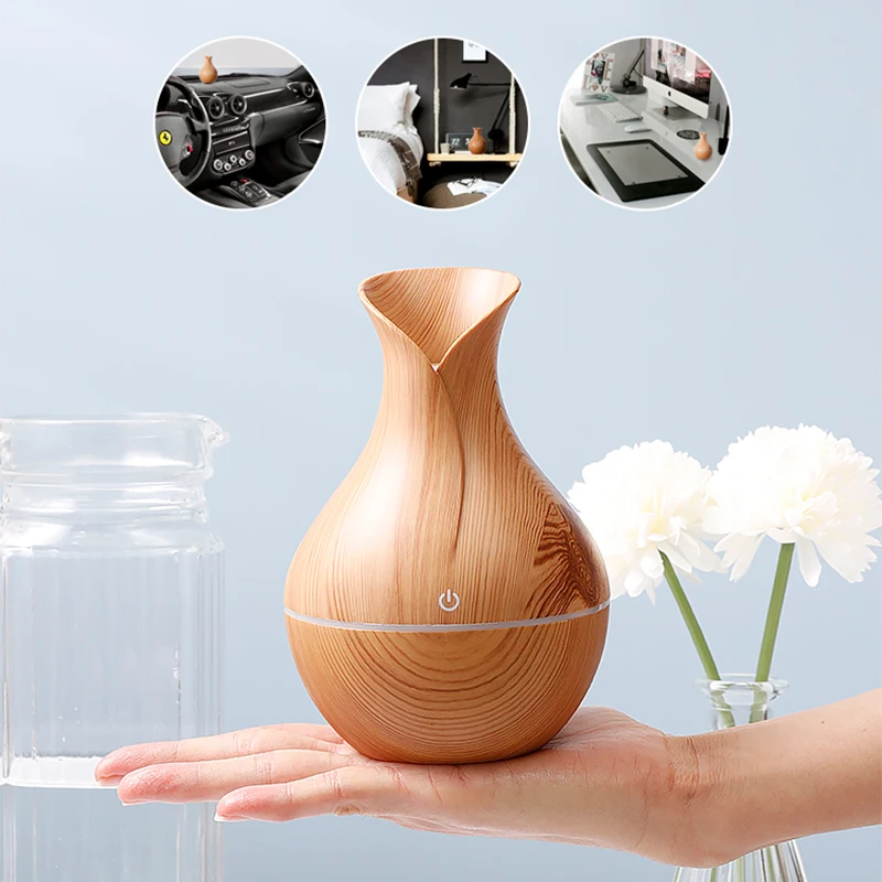 

130ML Humidifier Essential Oil Diffuser Ultrasonic Sprayer Mist Maker Fogger Aromatherapy Diffuser Humididicator