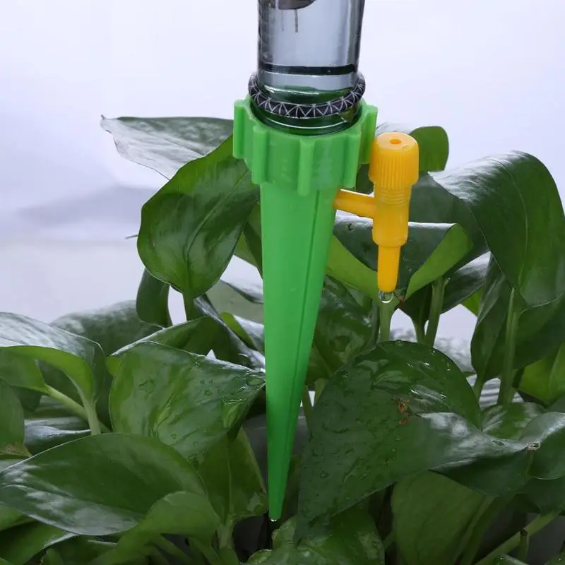 1/12pcs Auto Drip Irrigation Watering System Automatic  Spike for Plants Flower Indoor Household Waterers Bottle