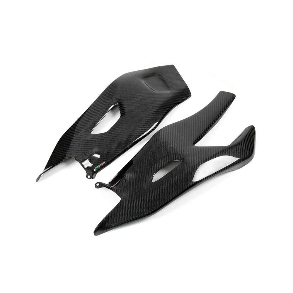 

Motorcycle Carbon Fiber Swing Arm Covers For R1 2015-2018 Bright Twill Weave