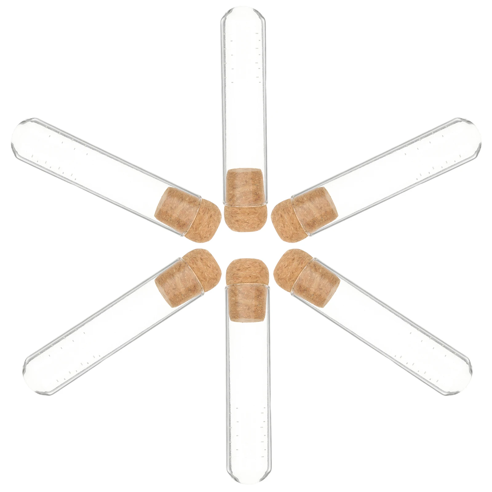 

6Pcs Glass Tea Infuser High Transparency Clear Tea Tube for Loose Leaves Brewing Reusable Strainer Filter Ideal for Home Office