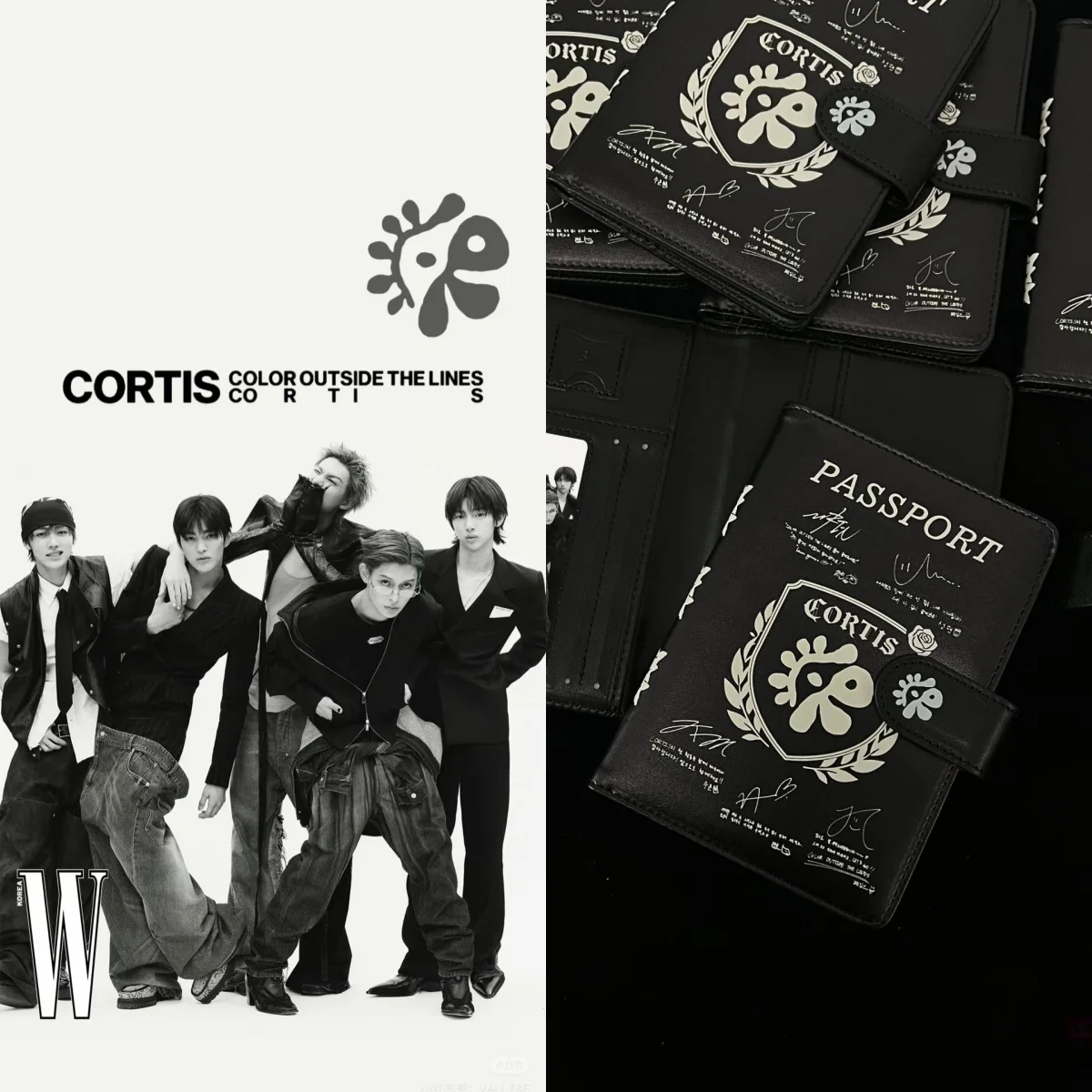 

Эксклюзивный кожаный портативный держатель для карт COER в стиле K-pop группы CORTIS (Мартин, Джеймс, Джухун, Кёнхо)