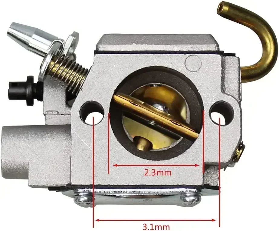 MS280 Chainsaw Carburetor for Stihl MS270 MS 270C 280C with Spark Plug Fuel Line Kit