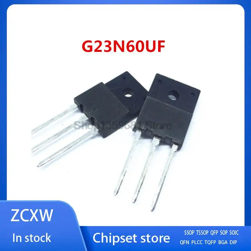 10PCS/LOT  SGF23N60UFD G23N60UFD G23N60UF TO-3PF 23A 600V