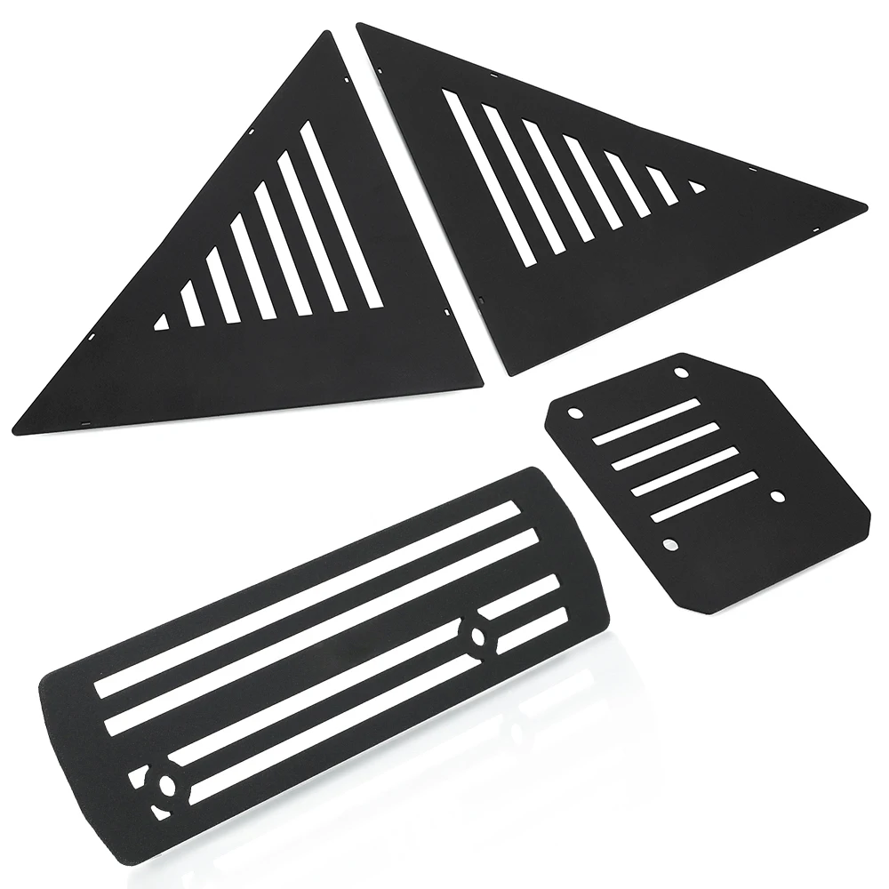 For BMW K75 K100 CAFE RACER / K 100 K 75 Cafe Racer Motorcycle Engine Injector Guard Badge Cover Brushed Speedometer Bracket