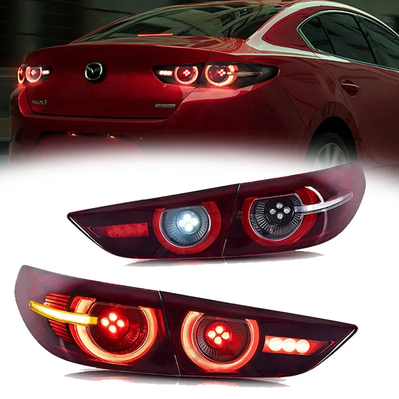 

Tail Lamp for Mazda Axela 2019-up Full LED Tail Lights for Mazda 3 Axela Streamer Turn Lights