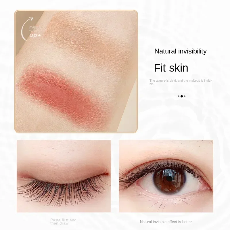 New Box Invisible Double Fold Eyelid Lace Paste Set Self-adhesive Natural Eye Tapes Clear Stripe Eyelid Tape Sticker Beauty Tool