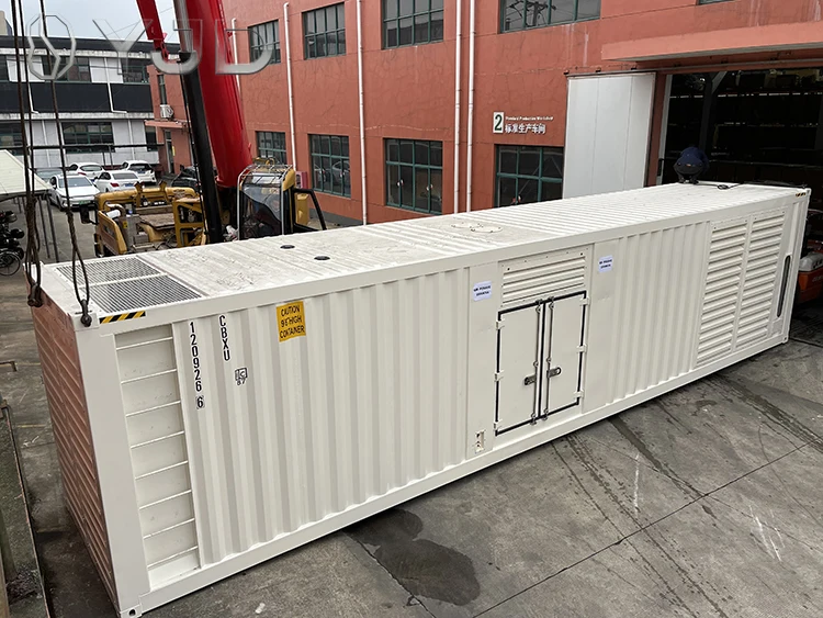 Top Quality 1000KVA Generator Powered 40ft Container Reefer diesel Generators by Perins