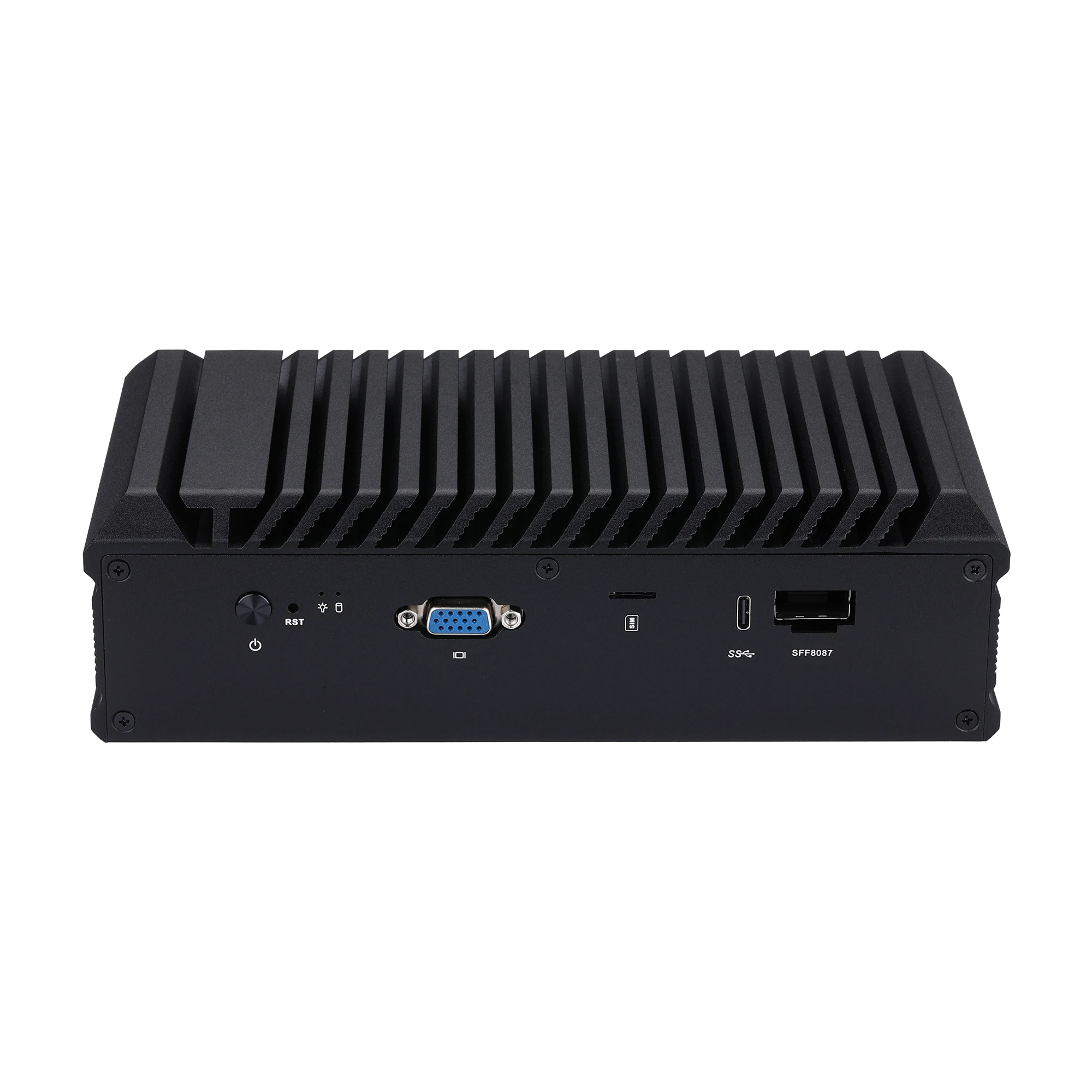 Qotom Q20352G9-S20 Industrial Mini PC C3908, 16 Core,2GHz,5*2.5G Lan 4X10G SFP Mini Server Computer