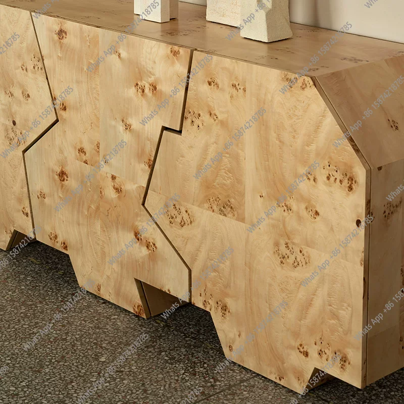 Armário decorativo lateral de jantar medieval retrô italiano, armário nórdico, armário lateral de tv, simples e moderno