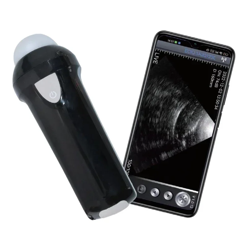 

ECI-V1 Wireless Waterproof Veterinary Ultrasound Scanner Phone connect
