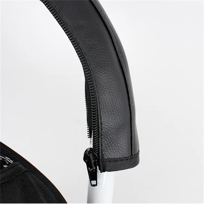 Baby Stroller Accessories For Babyzen Stroller Pram Armrest Handle Covers Pu Protective Case Cover For Babytime Wheelchairs ﻿
