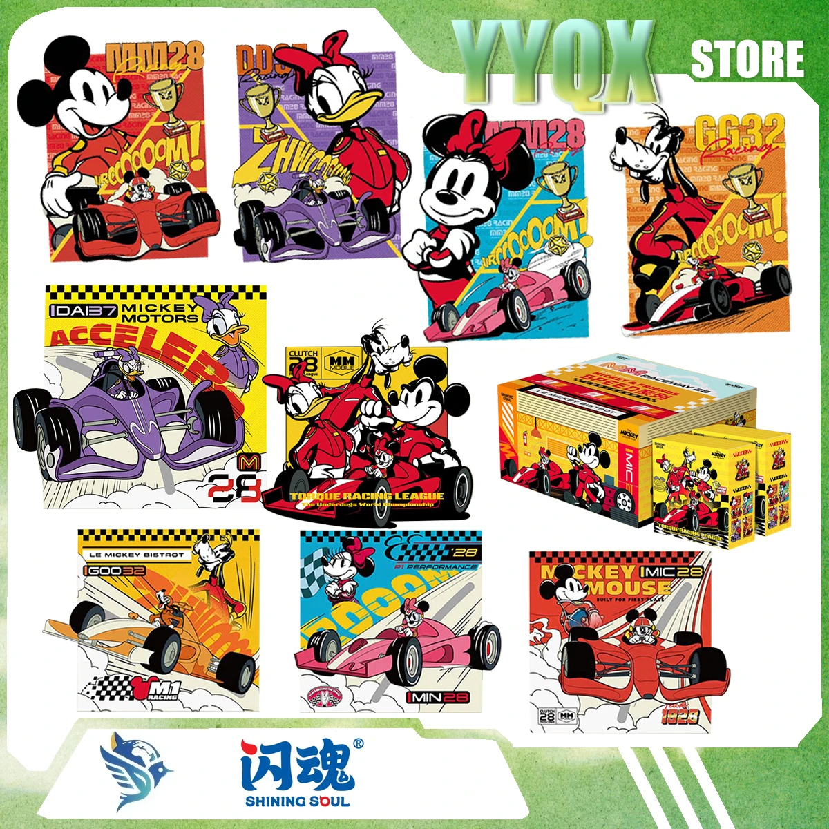 

Shiningsoul 2026 Новинка: Коллекционные анимационные фигурки и комиксы Дисней (Микки Маус, Минни Маус, Дональд Дак, Гуфи) — Сюрприз!