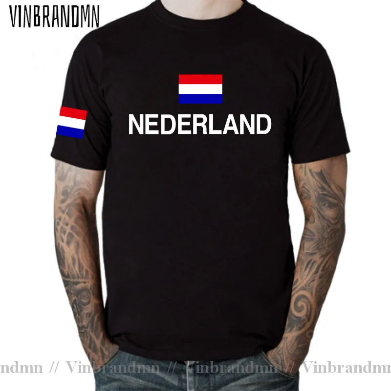 Netherlands Low Countries t shirt man jerseys 2021 t-shirt 100% cotton Dutch nation team sporting meeting fans fitness Holland