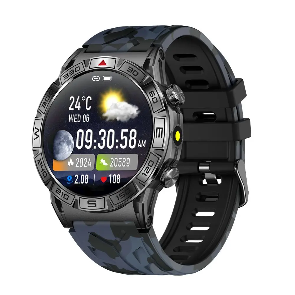 For Cubot KingKong Ace 3 AX KingKong X Smart Watch Men Outdoor 1.43inch Screen Bluetooth Call Sports Fitness Tracker Smartwatch