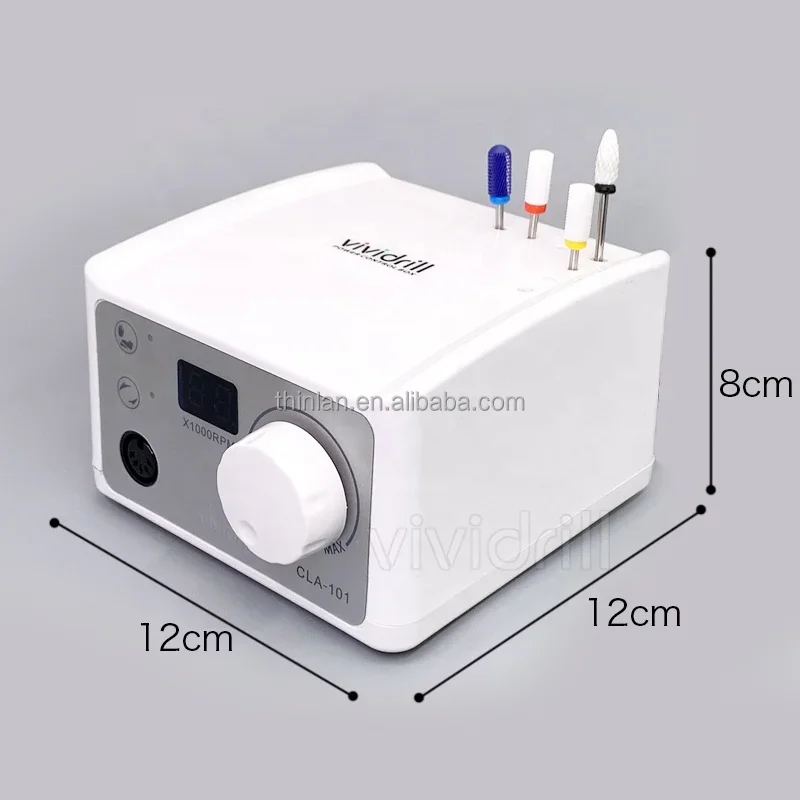 

-vividrill 2021 Hot Sales Screen Nail Drill 35000RPM High Speed 65W Professional Electric Nail Drill Nail Machine