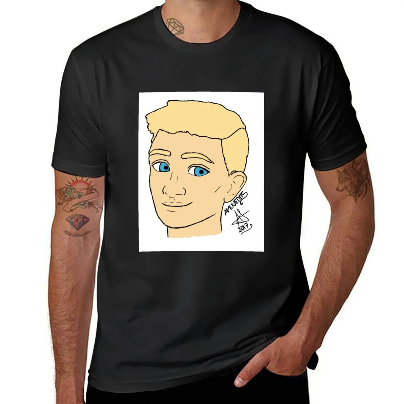 Alan Tracy [Headshot] T-Shirt blacks boys whites anime Aesthetic clothing men clothings