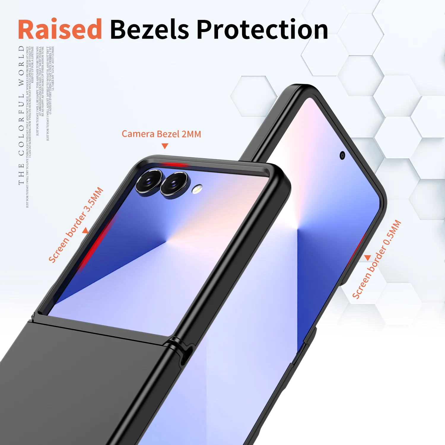 حافظة لهاتف سامسونج جالاكسي Z فليب 7 6 5 مع وصلة مفصلية فاخرة 2 في 1 قطعة صلبة + غطاء هاتف مدرع ناعم من مادة البولي يوريثان الحراري Funda #4