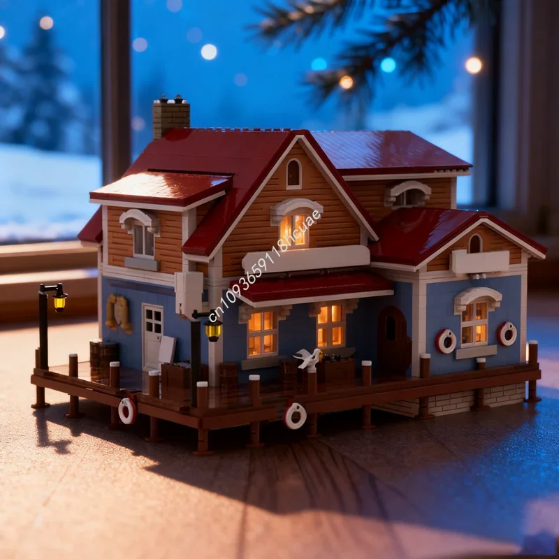 

4103pcs MOC Yacht Club And Sailing School Modulared Model Building Toy Blocks DIY Creative Brick Kids Christmas Gift Birthday