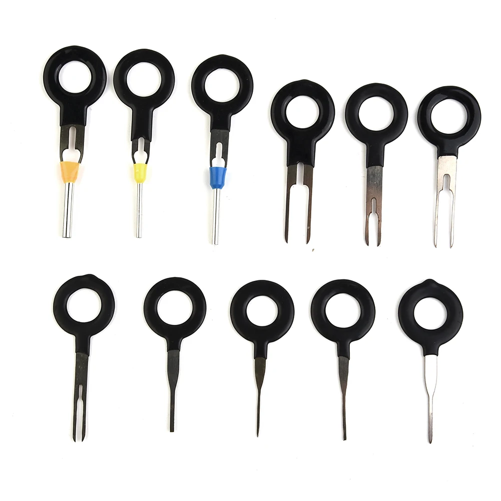 11pcs/Set Car Wire  Terminal Removal Kit Tool Crimp Connector Extractor Release Pin  Remover Repairing Disassembly Tool