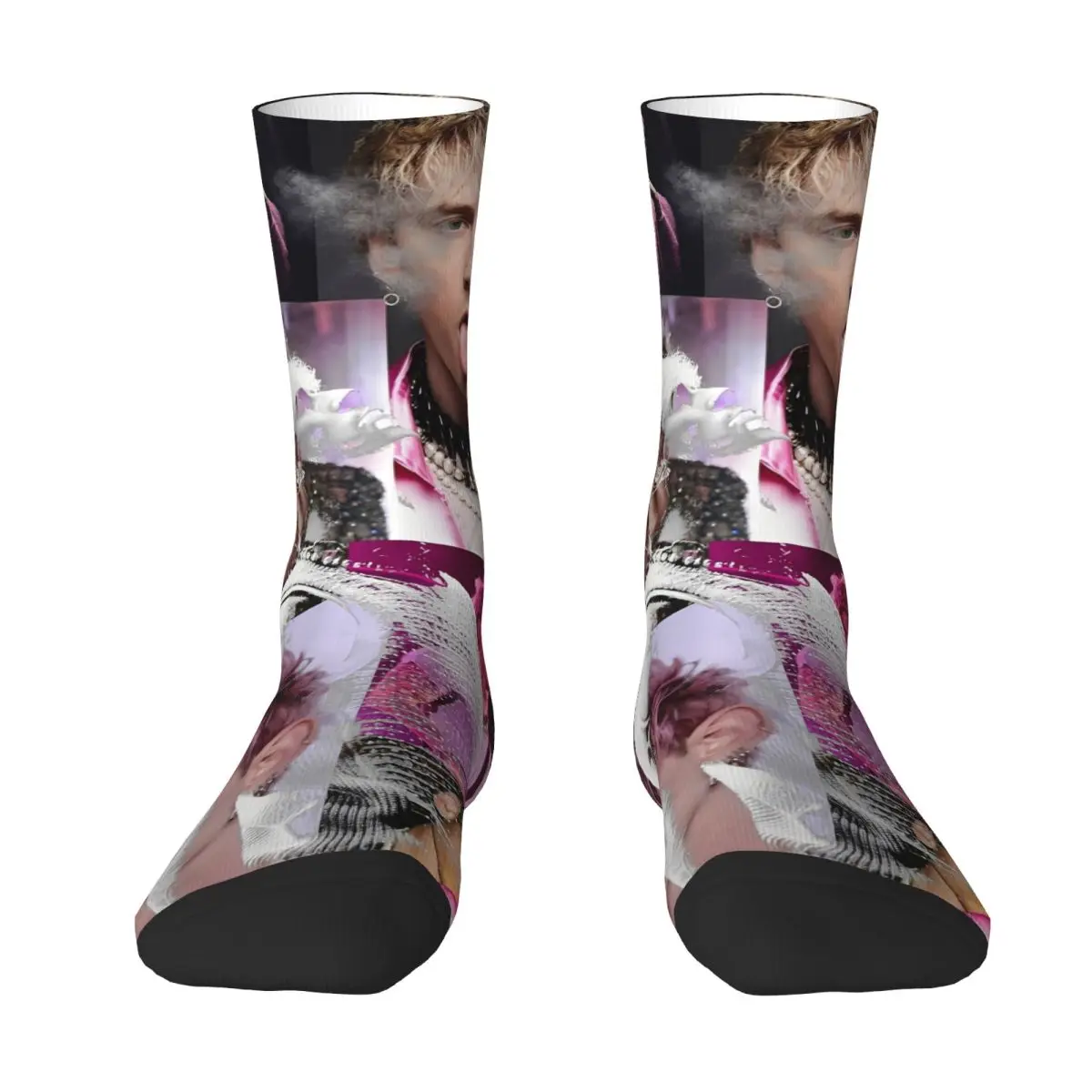Unisex Socks MGK Machine Gun Kelly Rapper Stockings Autumn Korean High Quality Socks Design Running Sports Anti Slip Socks