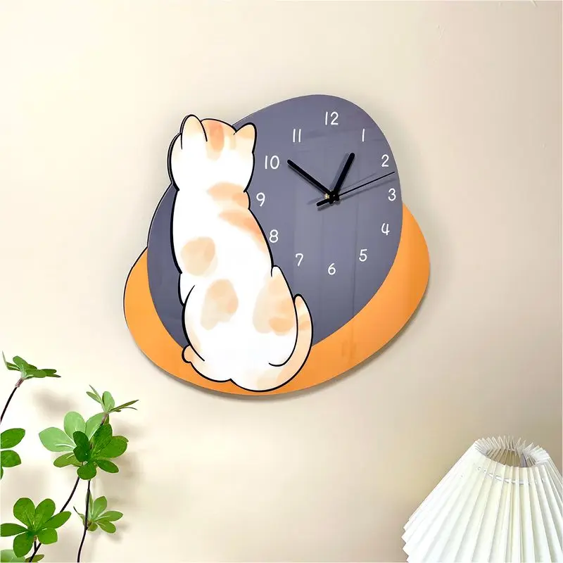 Interior Decoration Wall-mounted Clock for Living Room and Dining Room, Home Use, Silent Swinging, Creative Timepiece - view 4
