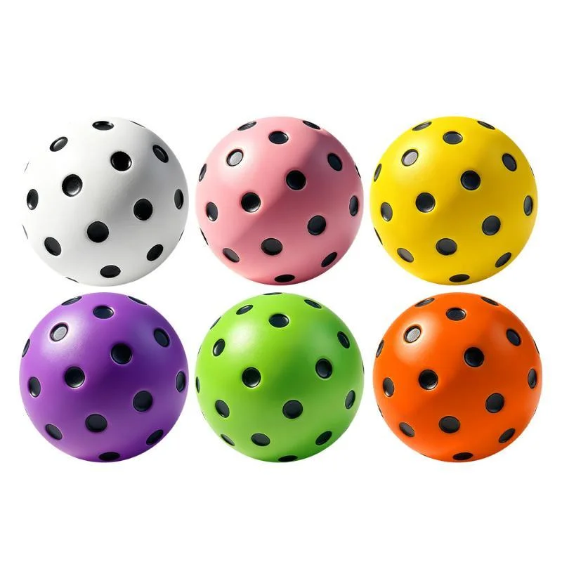 74MM PU Foam Quiet Pickleball High Elasticity Shock Absorption Wearproof For Indoor Outdoor Training Recreational Matches