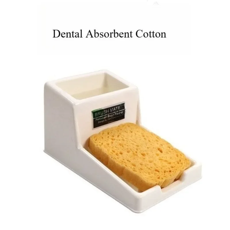 Dental Porcelain Absorbent Cotton Dental Technology Porcelain Tools Large Sponge Blocks Oral Denture Materials Consumables