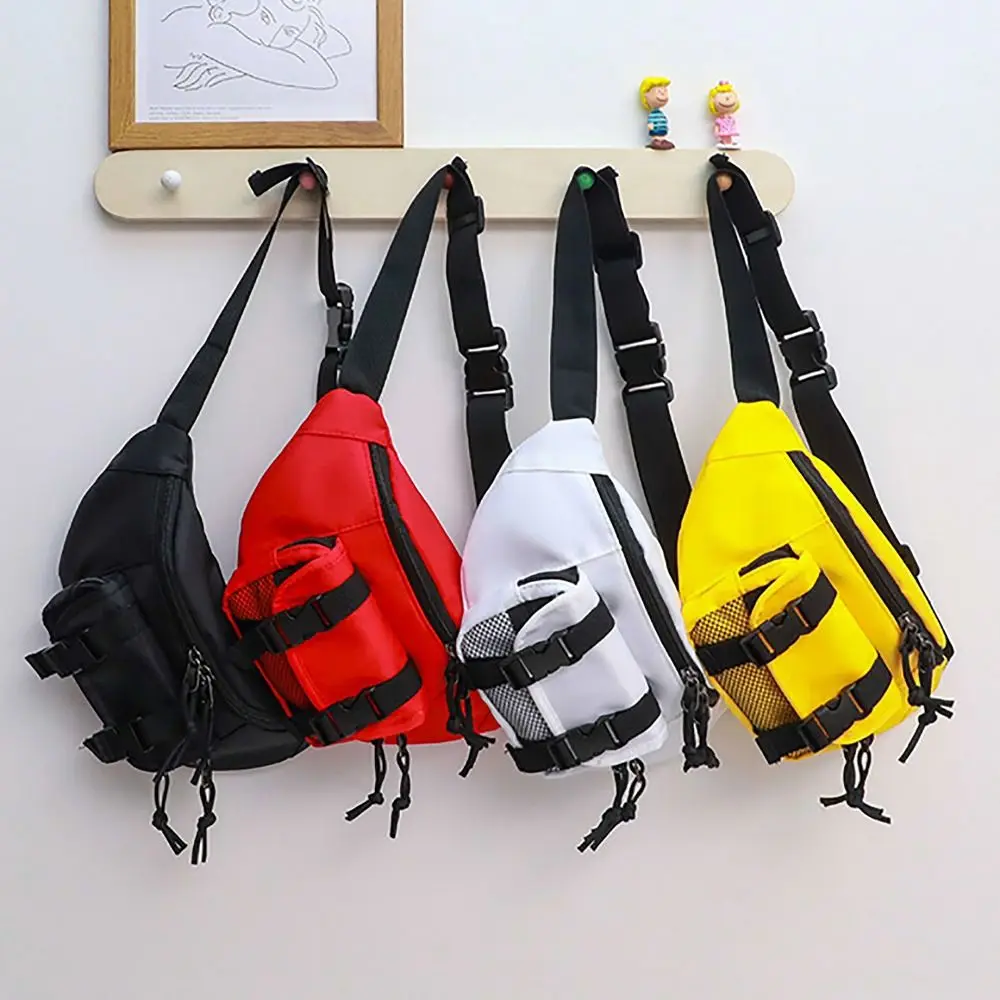 Multi Functional Kids Waistpack Bag Fashion Large Capacity Oxford Crossbody Bag Chest Bag Childre