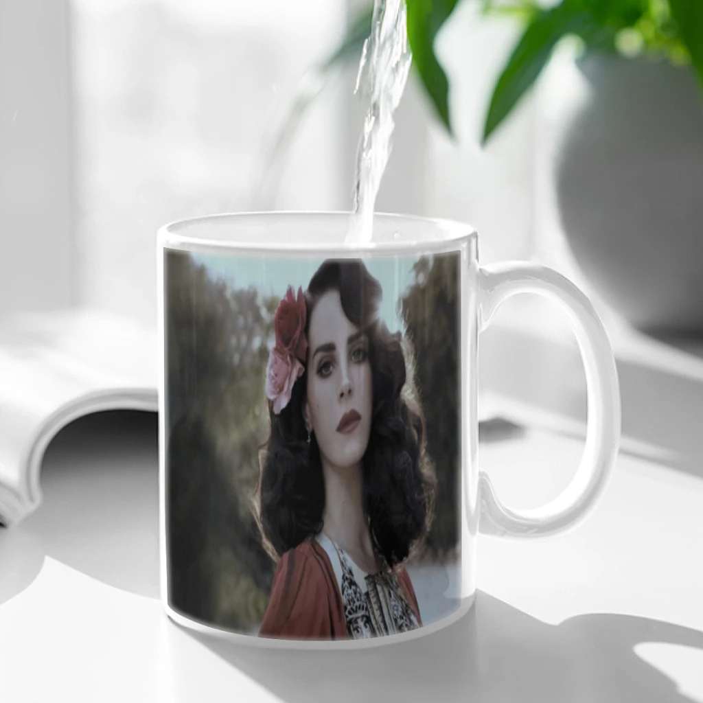 Lana Del Rey Singer Free shipping Coffee Milk Cup Mocha  Mug Kawaii Cups Original Mugs 11oz